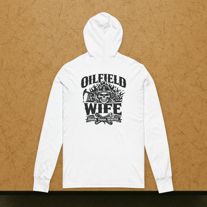 “OILFIELD WIFE” Spouse Hoodie, Oil Field Wife Pride Pullover