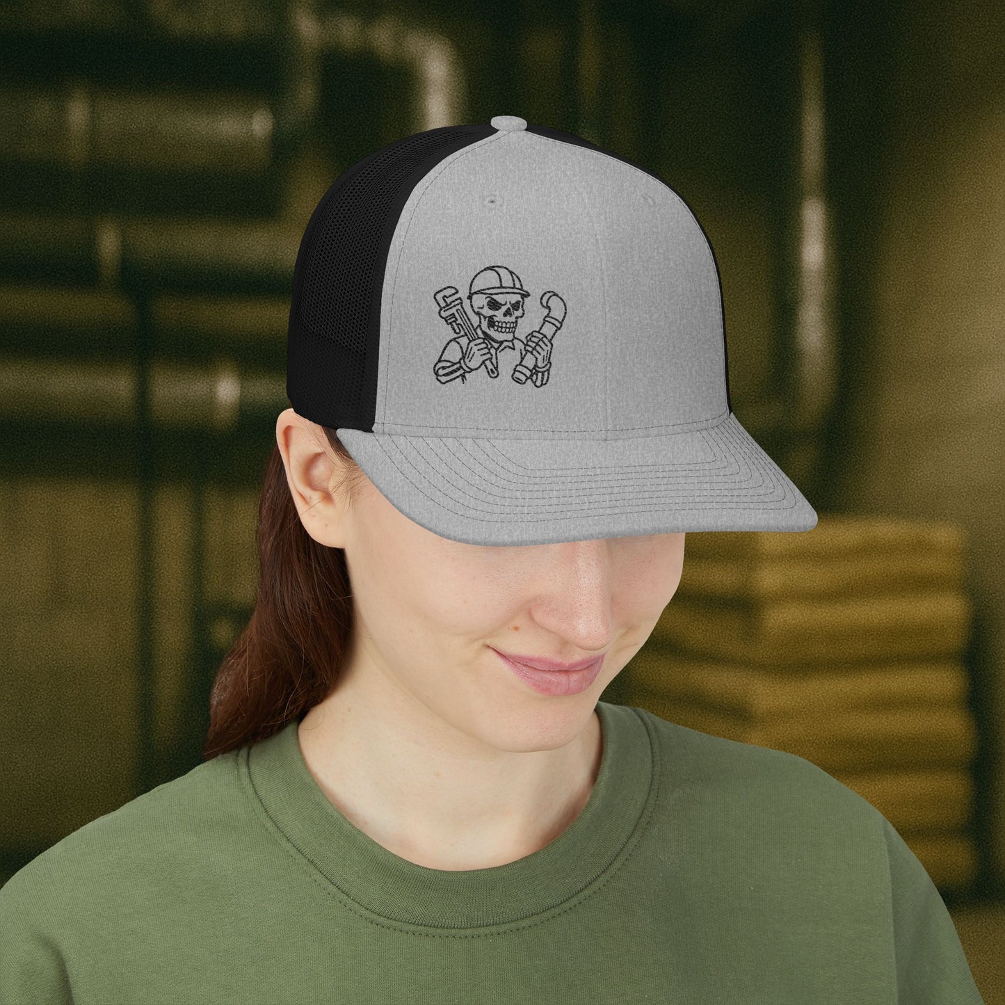 Visual Pipefitter Trade Design hat, Pipe fitter cap