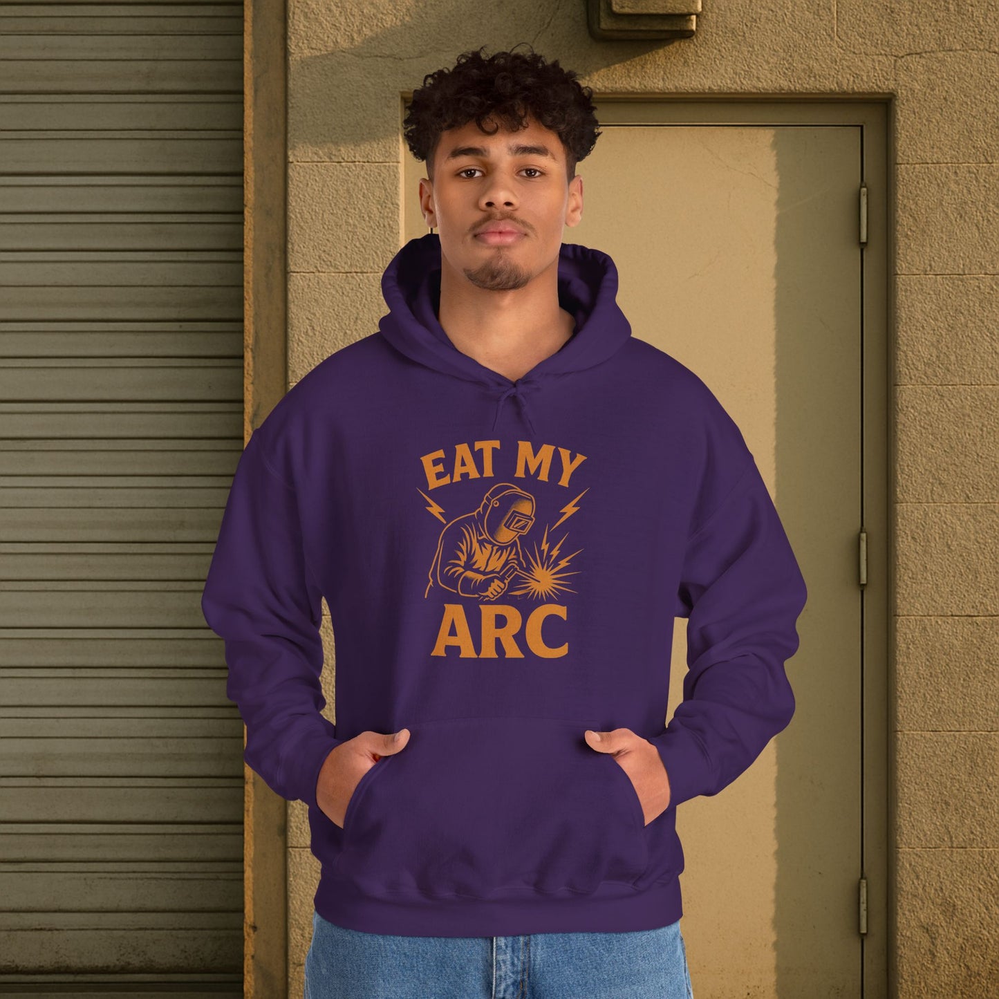 'Eat My Arc' Men's Hoodie, Funny Sweater