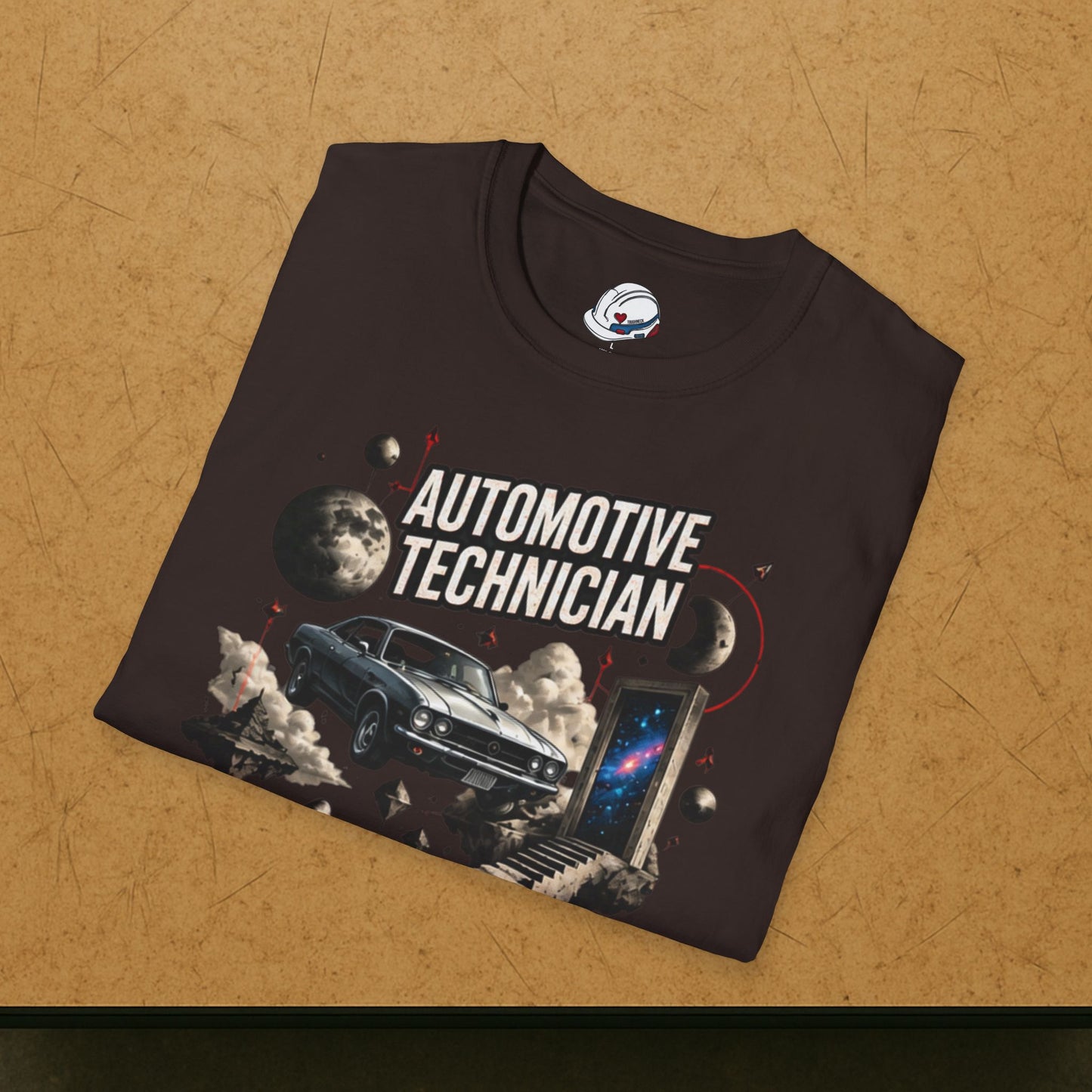 Cosmos Garage Automotive Technician T-Shirt, Space Mechanic T-Shirt