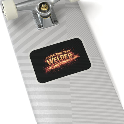 Forge Your Fate Welder Sticker, Welder Hardhat Stickers