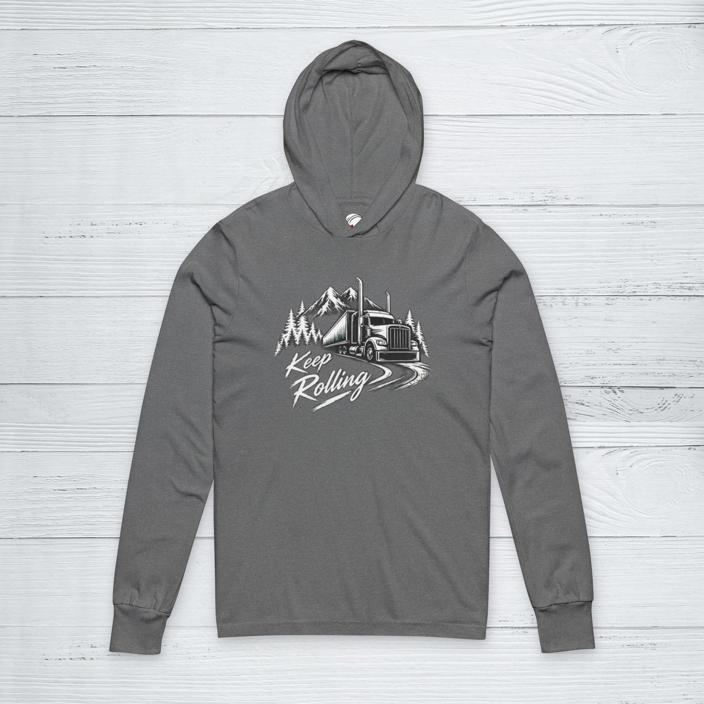 Keep Rolling Sweater, Trucker Pullover