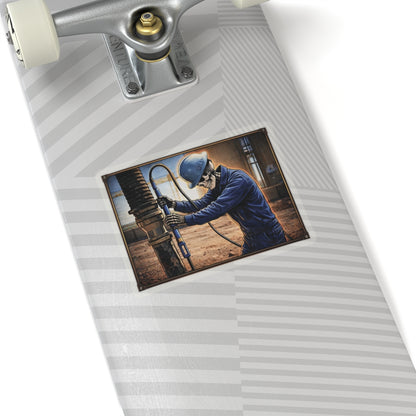 Swamper Action Sticker, Swamping Pride Hardhat Stickers