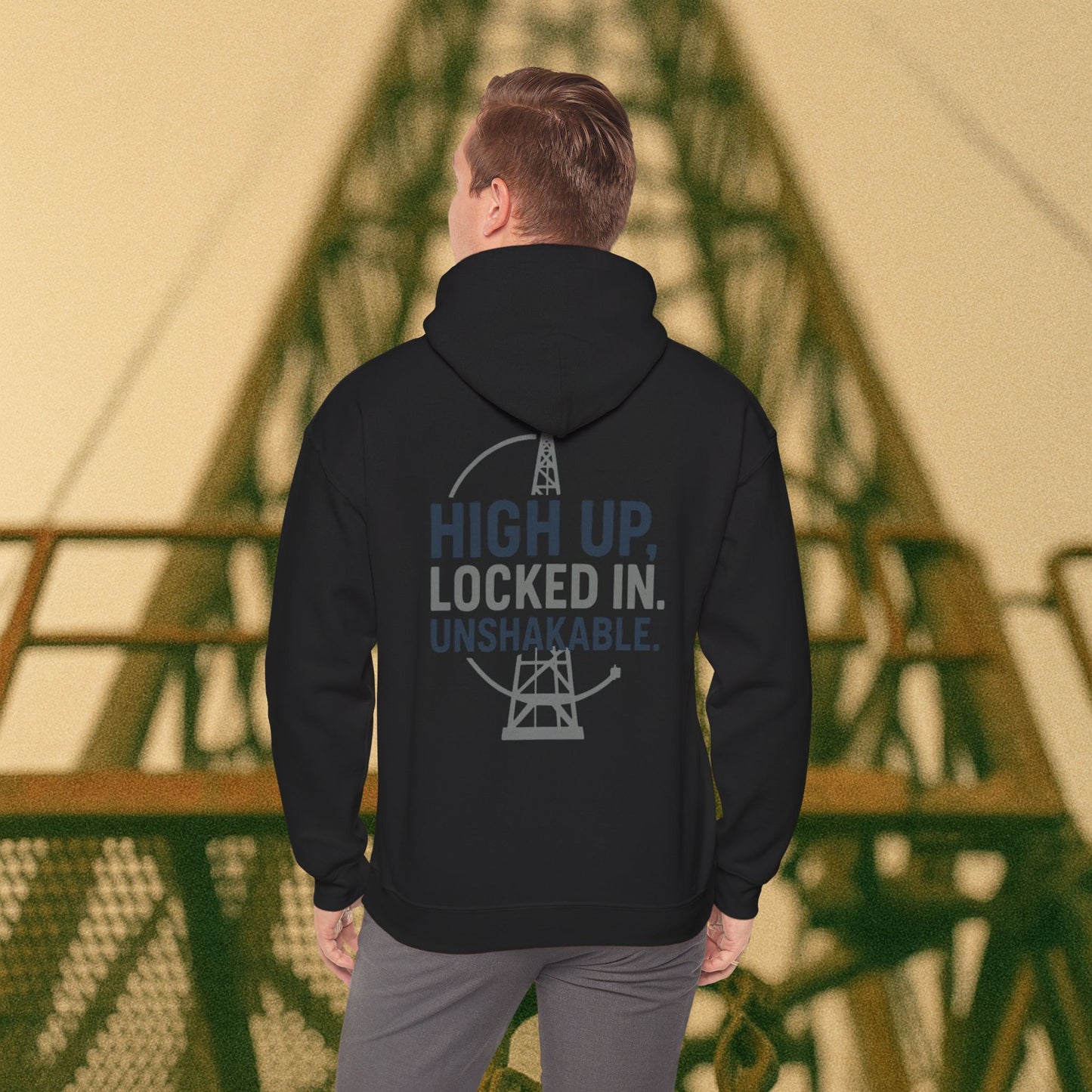 “High Up Locked In Unshakable” Hoodie, Derrickhand Sweater
