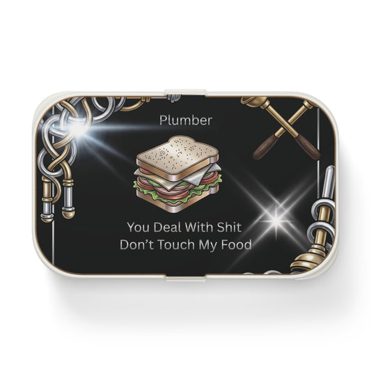 Don't Touch My Food' Lunch Box, Plumber Funny Food Storage