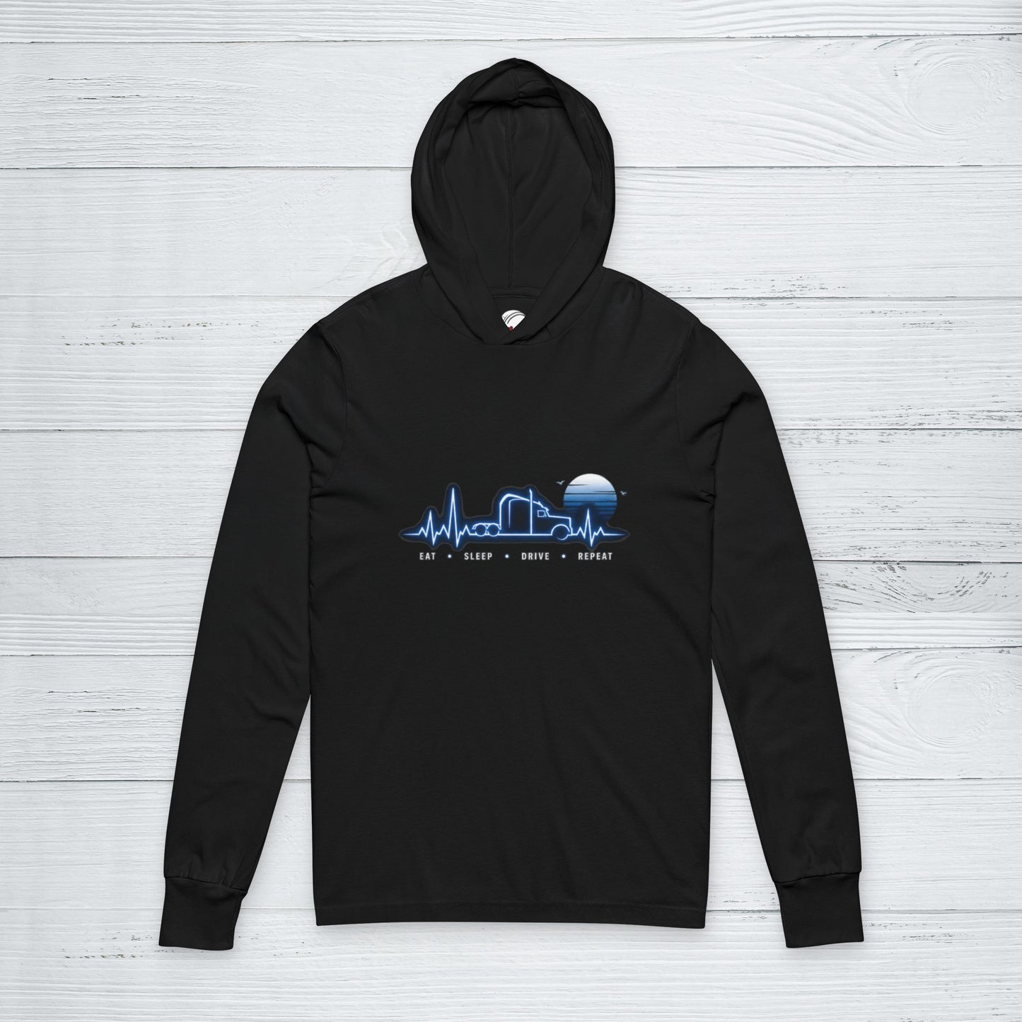 Eat Sleep Drive Repeat Sweater, Trucker Pullover
