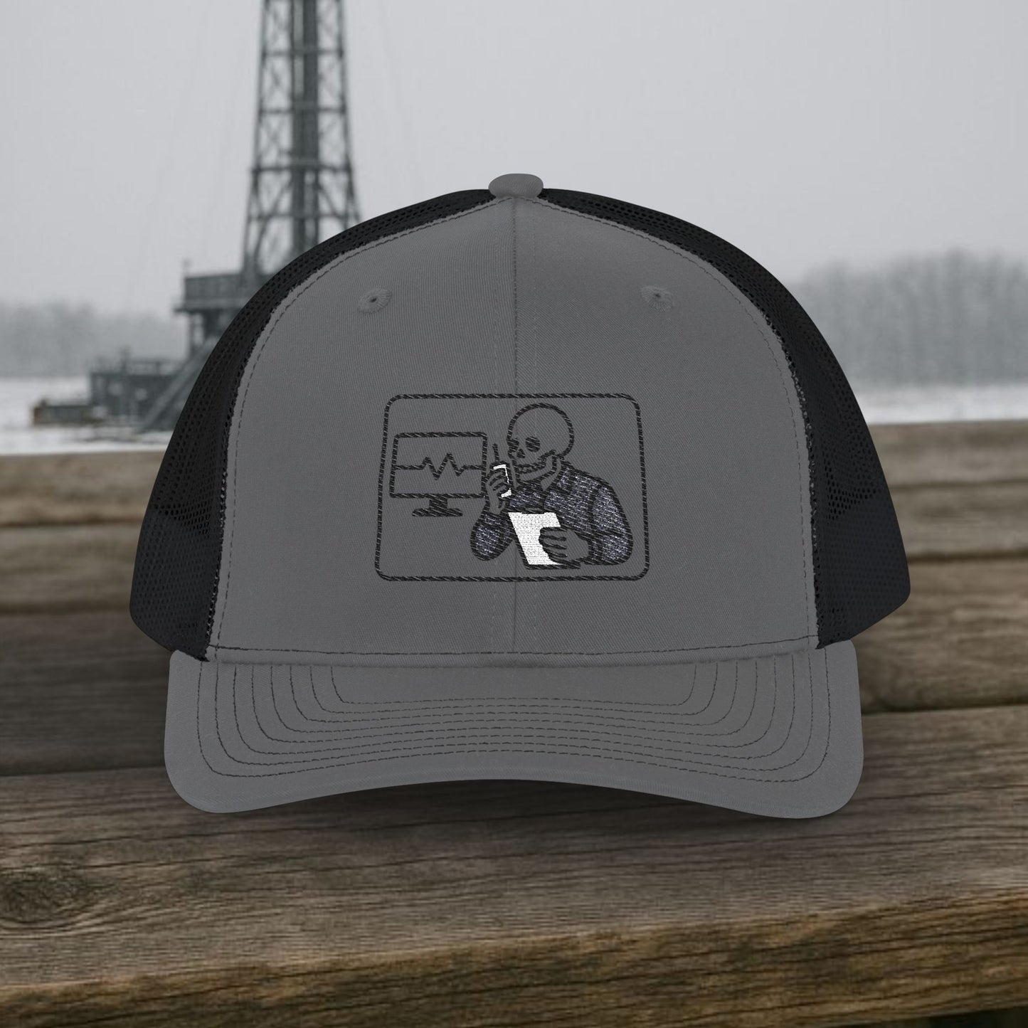 Tool Pusher Skeleton Oilfield hat, Tool Push cap