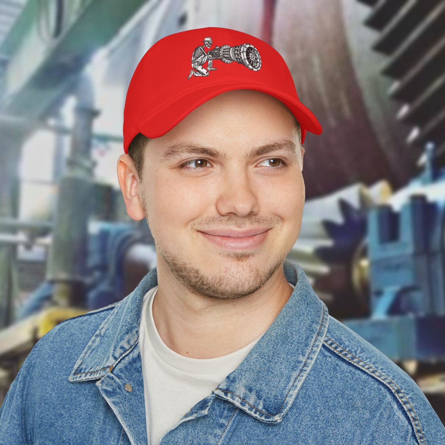 Machinery Install hat, Skeleton Millwright cap