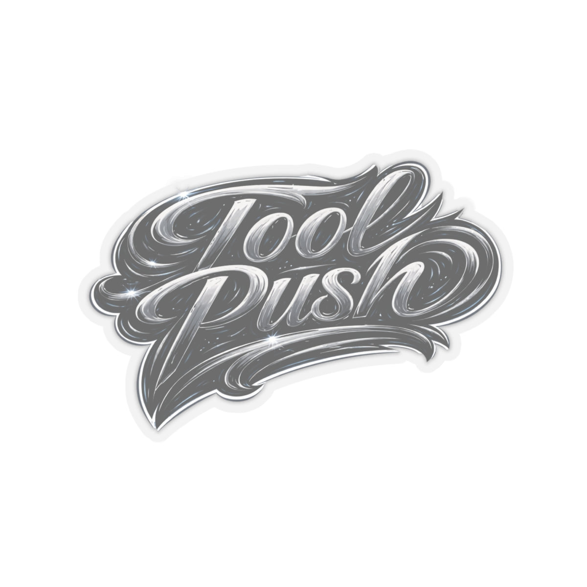Toolpush Sticker, Rig Manager Pride Hardhat Stickers