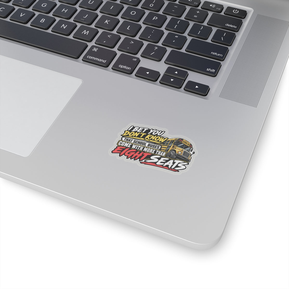 I Bet You Don’t Know School Buses Sticker, Eight Seats Hardhat Stickers