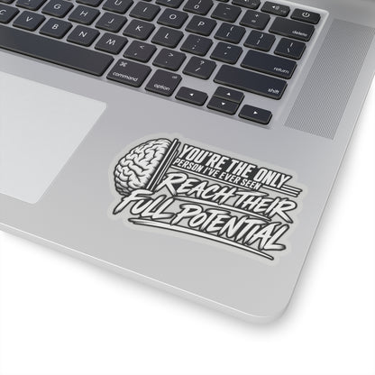 “Reach Their Full Potential” Sticker, Funny Hardhat Stickers