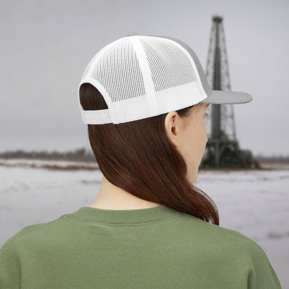Oilfield Skeleton Workwear hat, Oilfield cap