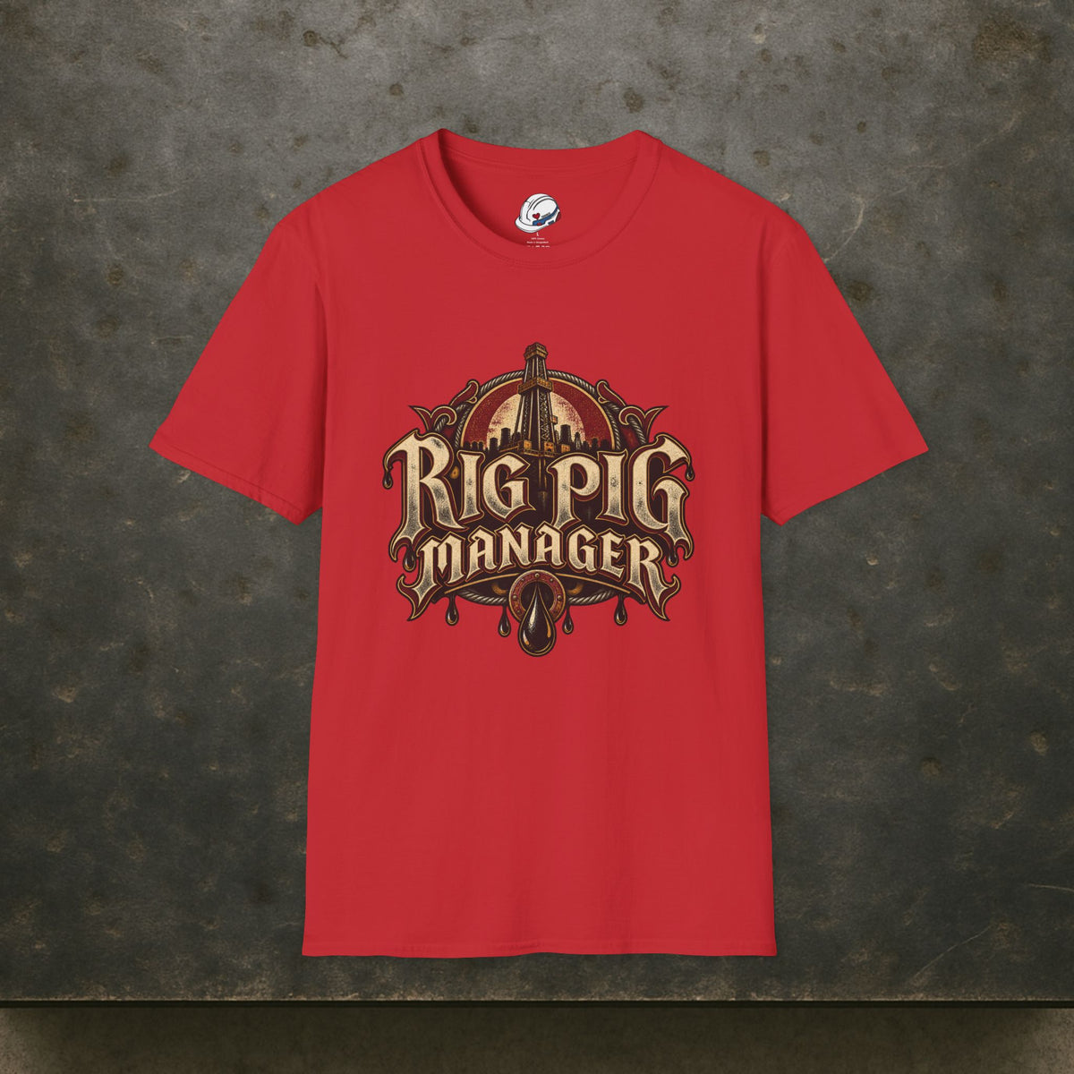 Rig Pig Manager  Derrick Men's T-Shirt