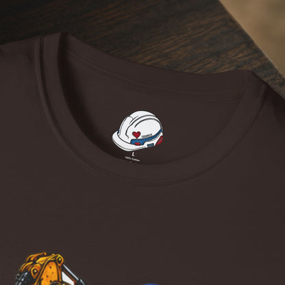 Equipment Operator Excavator T-Shirt, Heavy Equipment Operator Work Shirt
