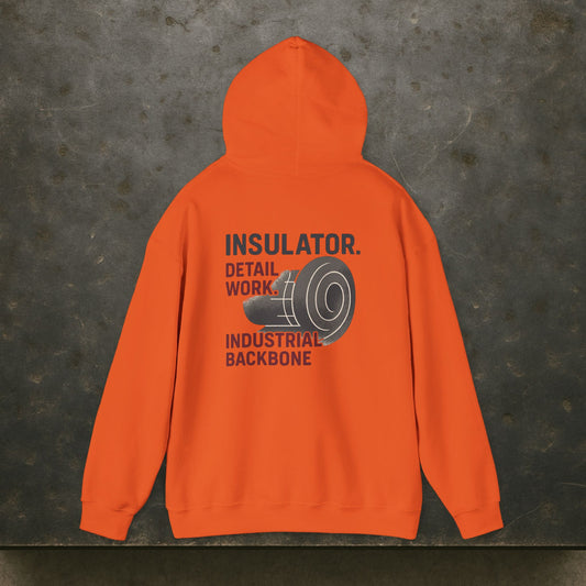“Insulator Detail Work Industrial Backbone” Hoodie, Insulator Sweater