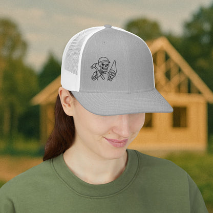 Carpenter Workwear hat, Carpenter skeleton cap