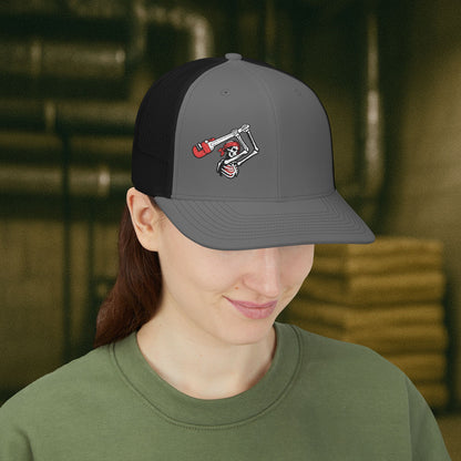 Pipefitter Skeleton Rage Hat, Pipe fitter skull cap