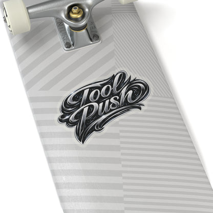 Toolpush Sticker, Rig Manager Pride Hardhat Stickers