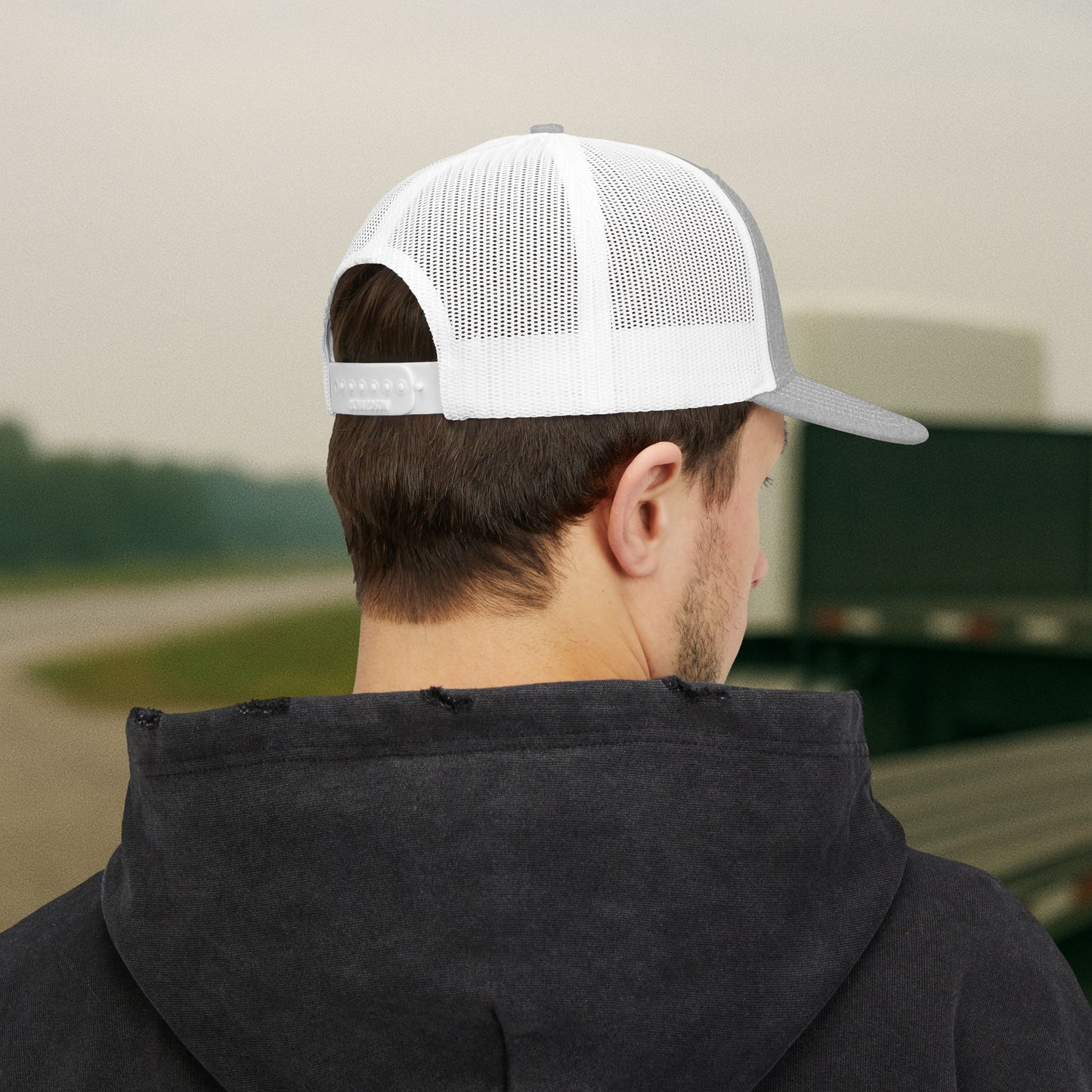 Truck Driver Smoke Hat, Embroidered Trucker Semi Cap