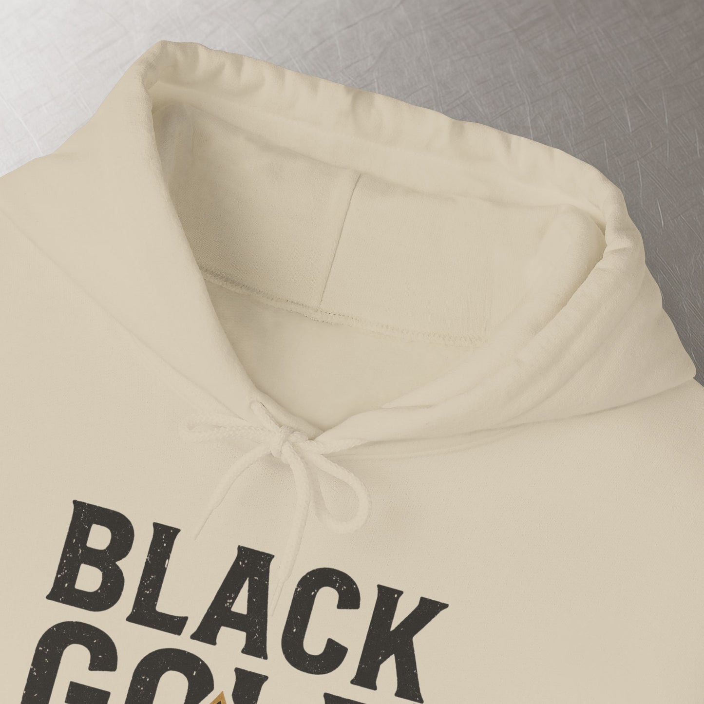 'Black Gold Brotherhood' Hoodie, Motivational Sweater
