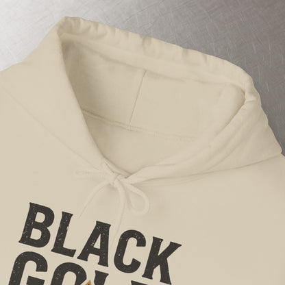 'Black Gold Brotherhood' Hoodie, Motivational Sweater