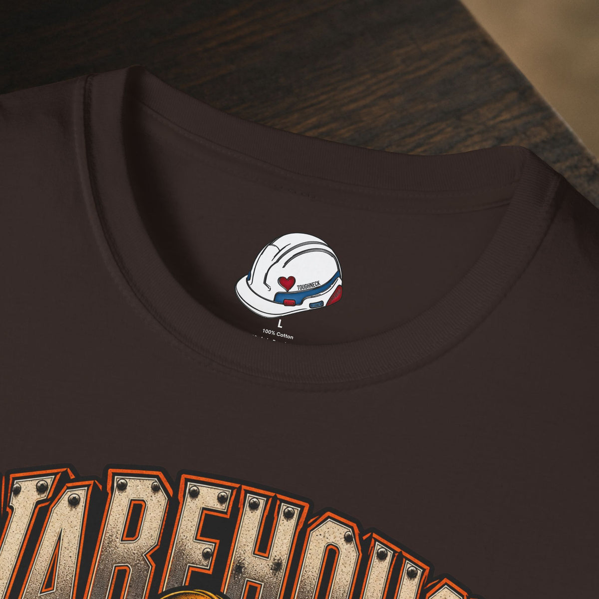 Warehouse Worker Skeleton Thumbs-Up Industrial Mascot T-Shirt