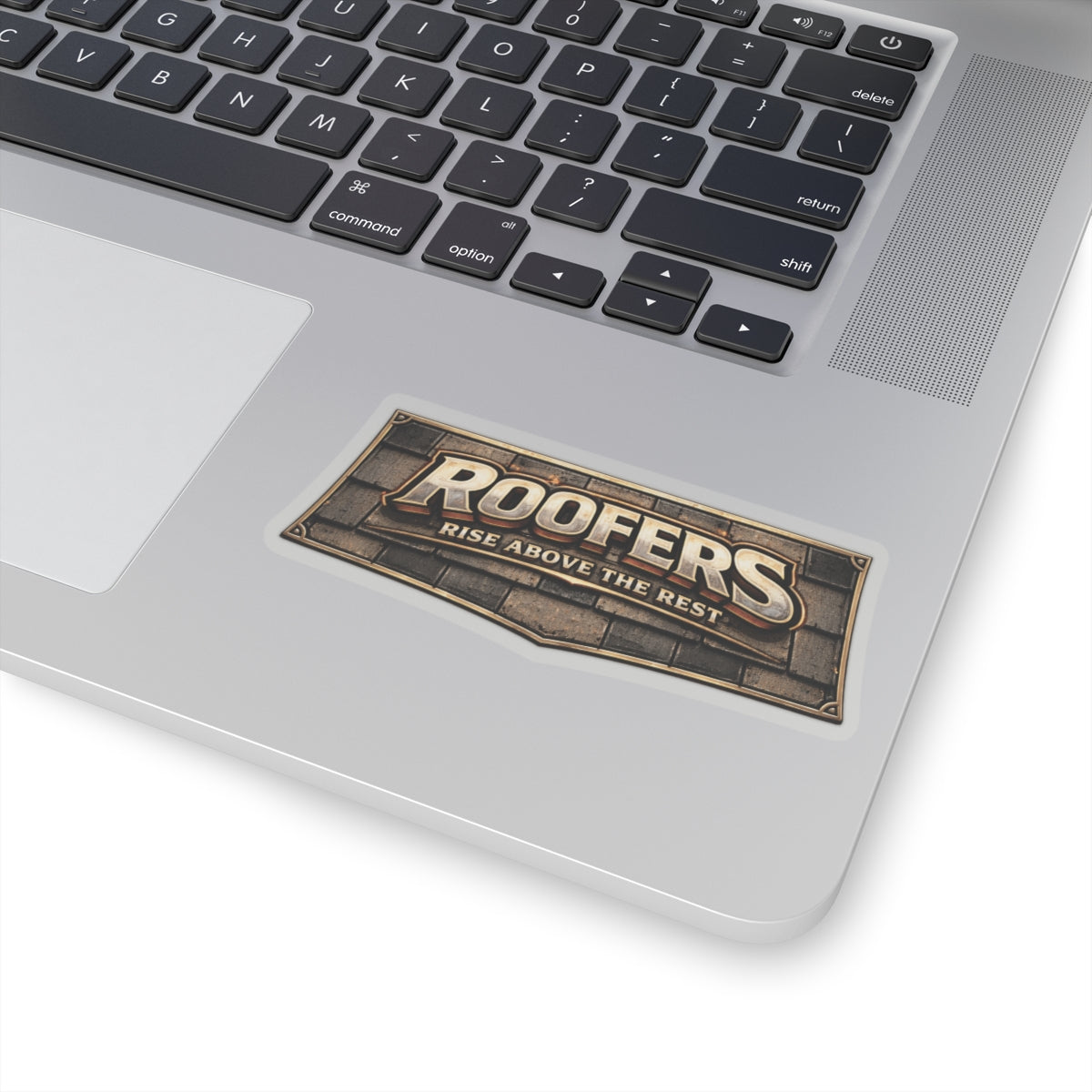 Roofers Rise Above the Rest Sticker, Roofer Hardhat Stickers