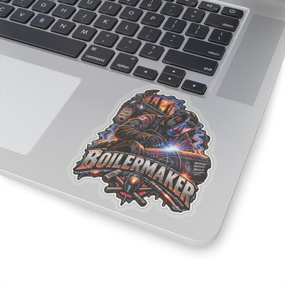 Boilermaker Sticker, Industrial Welding Hardhat Sticker