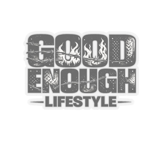 Good Enough Lifestyle Sticker, Hardhat Stickers