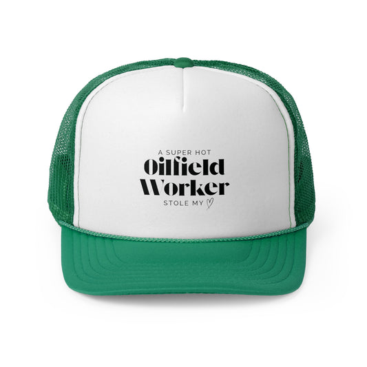 'Superhot Oilfield Worker Stole My Heart' Women’s Hat, Wife, Girlfriend, Spouse Gift