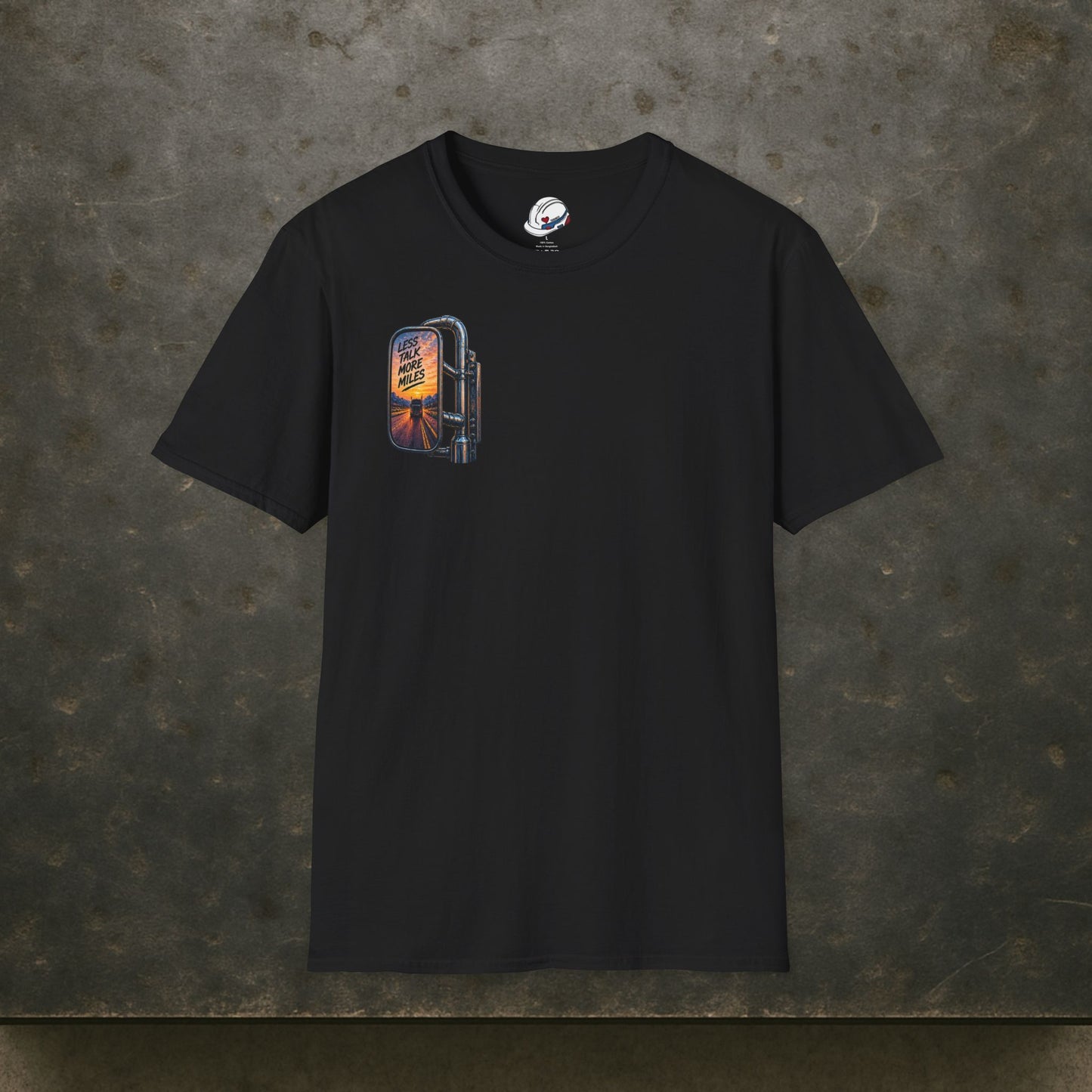 Less Talk More Miles Semi T-Shirt, Truck Driver Graphic Tee Shirt