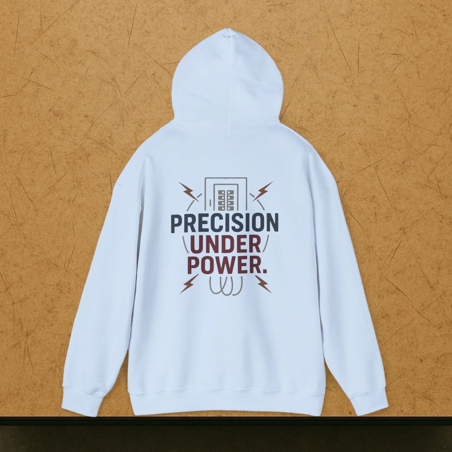 “Precision Under Power” Hoodie, Electrician Sweater