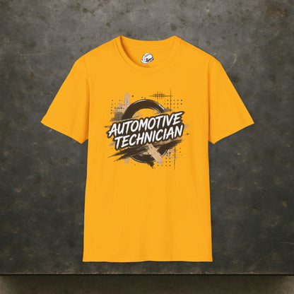 Automotive Technician T-Shirt, Distressed Auto Mechanic T-Shirt