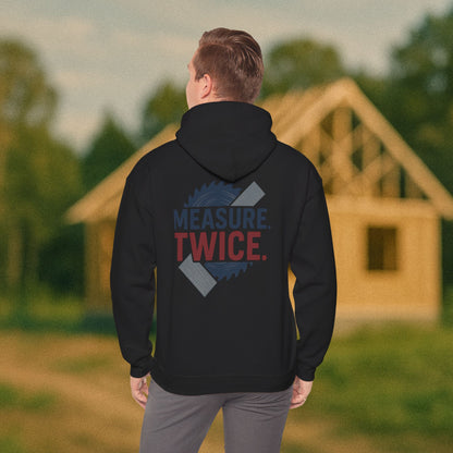 “Measure Twice” Hoodie, Carpenter Sweater