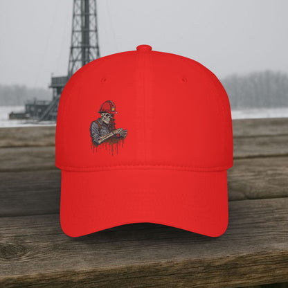 Skeleton Oilfield Worker Visual hat, General Oil cap