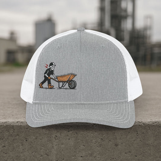 Labourer Embroidered Grit Visual hat, Laborer cap