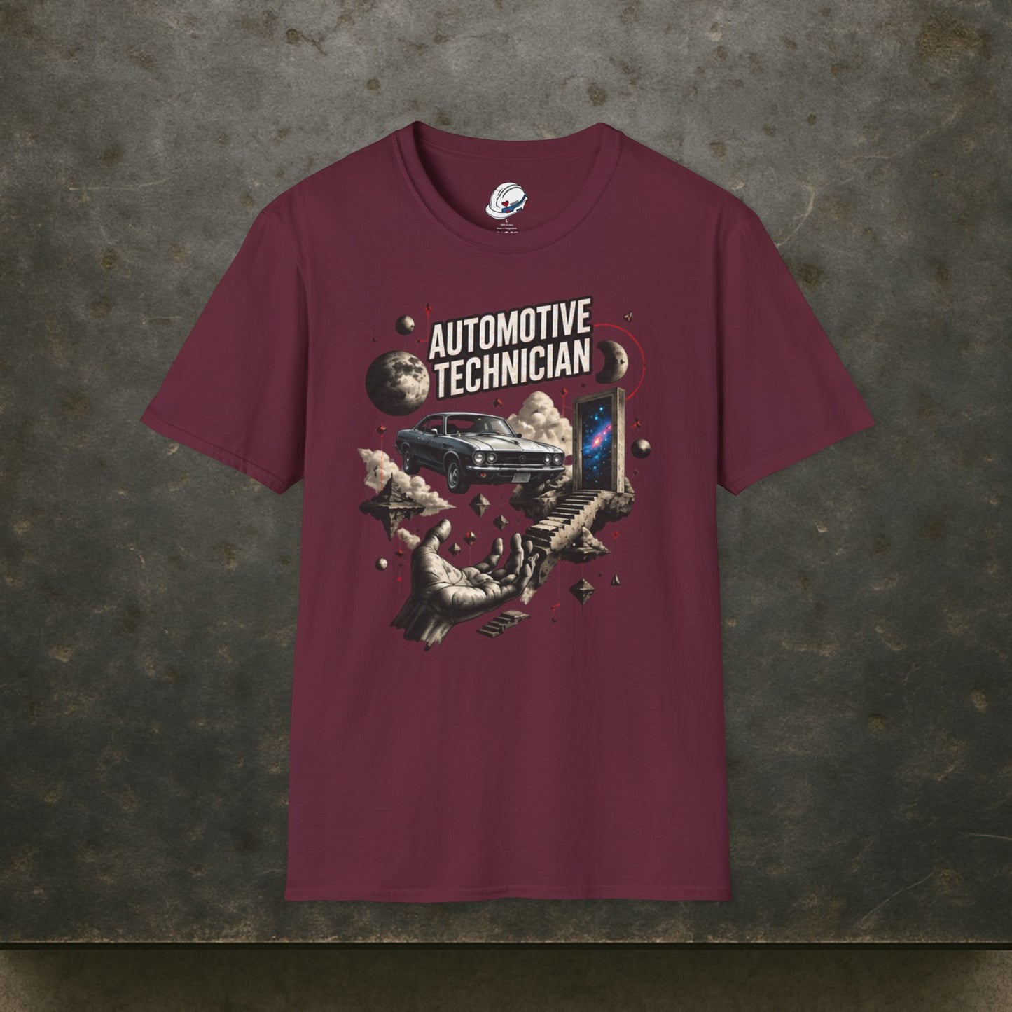 Cosmos Garage Automotive Technician T-Shirt, Space Mechanic T-Shirt