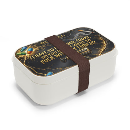 'Don't Mess With My Lunch' Lunch Box, Roofer Funny Food Storage