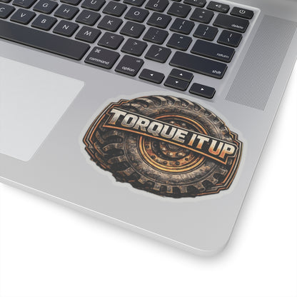 Torque It Up Sticker, Heavy Duty Mechanic Hardhat Stickers