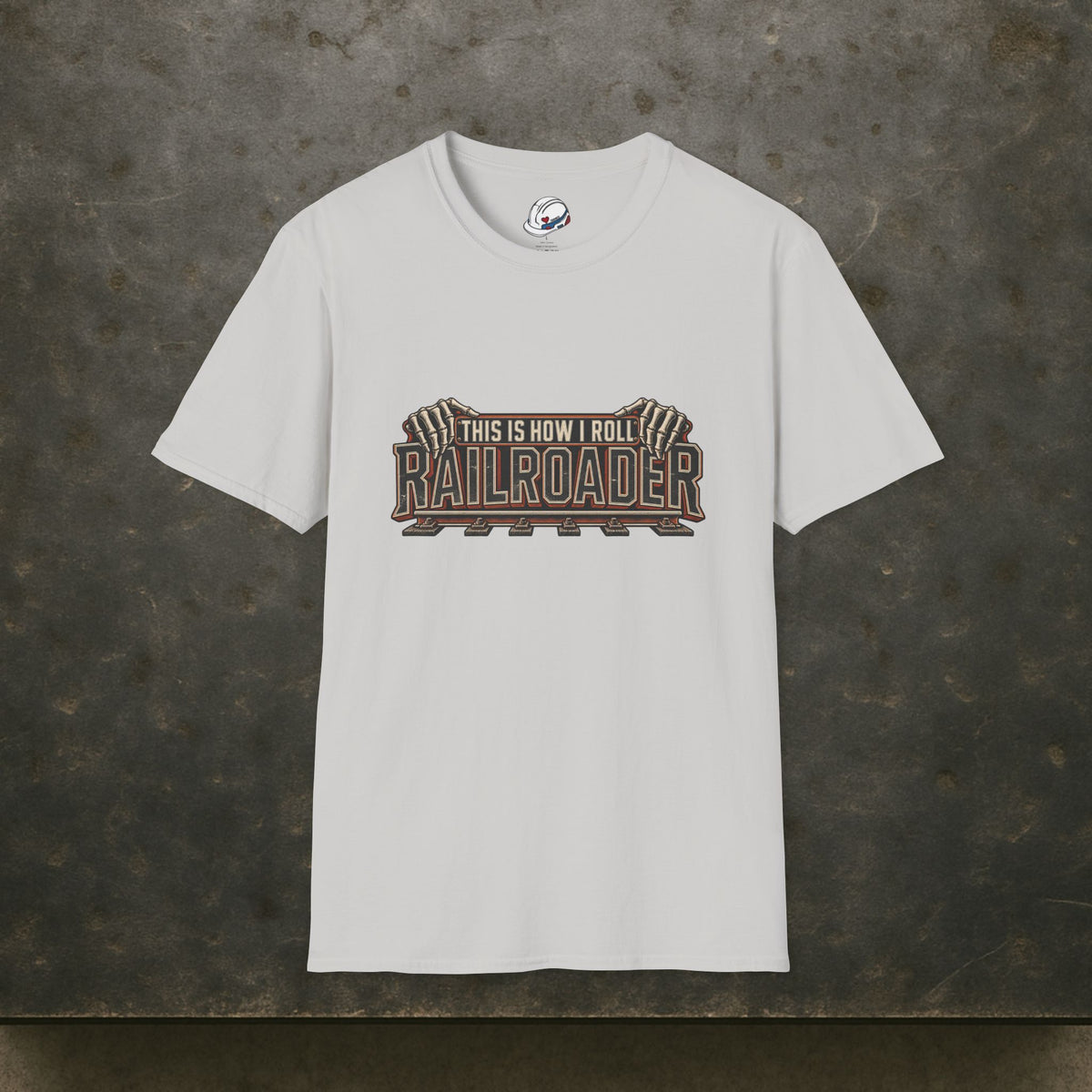 This Is How I Roll Railroader Skeletal Hands Men's T-Shirt