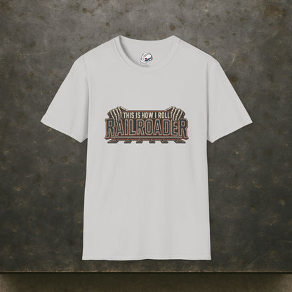 This Is How I Roll Railroader Skeletal Hands Men's T-Shirt