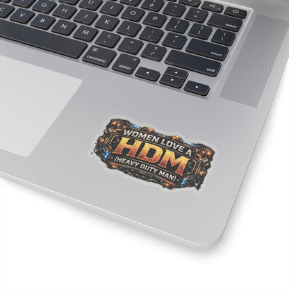 Women Love a HDM Sticker, Heavy Duty Mechanic Hardhat Stickers