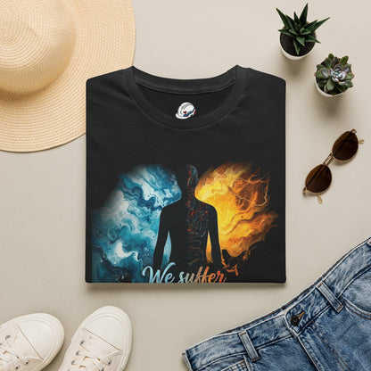 “We Suffer More In Imagination” T-Shirt, Stoic Mindset motivational t-shirt