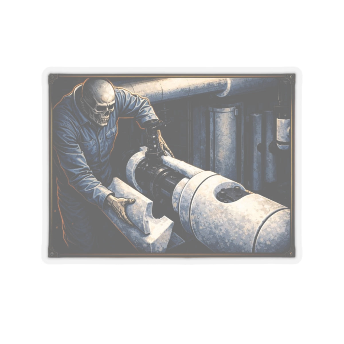 Insulator Skeleton Sticker, Insulating Hardhat Stickers