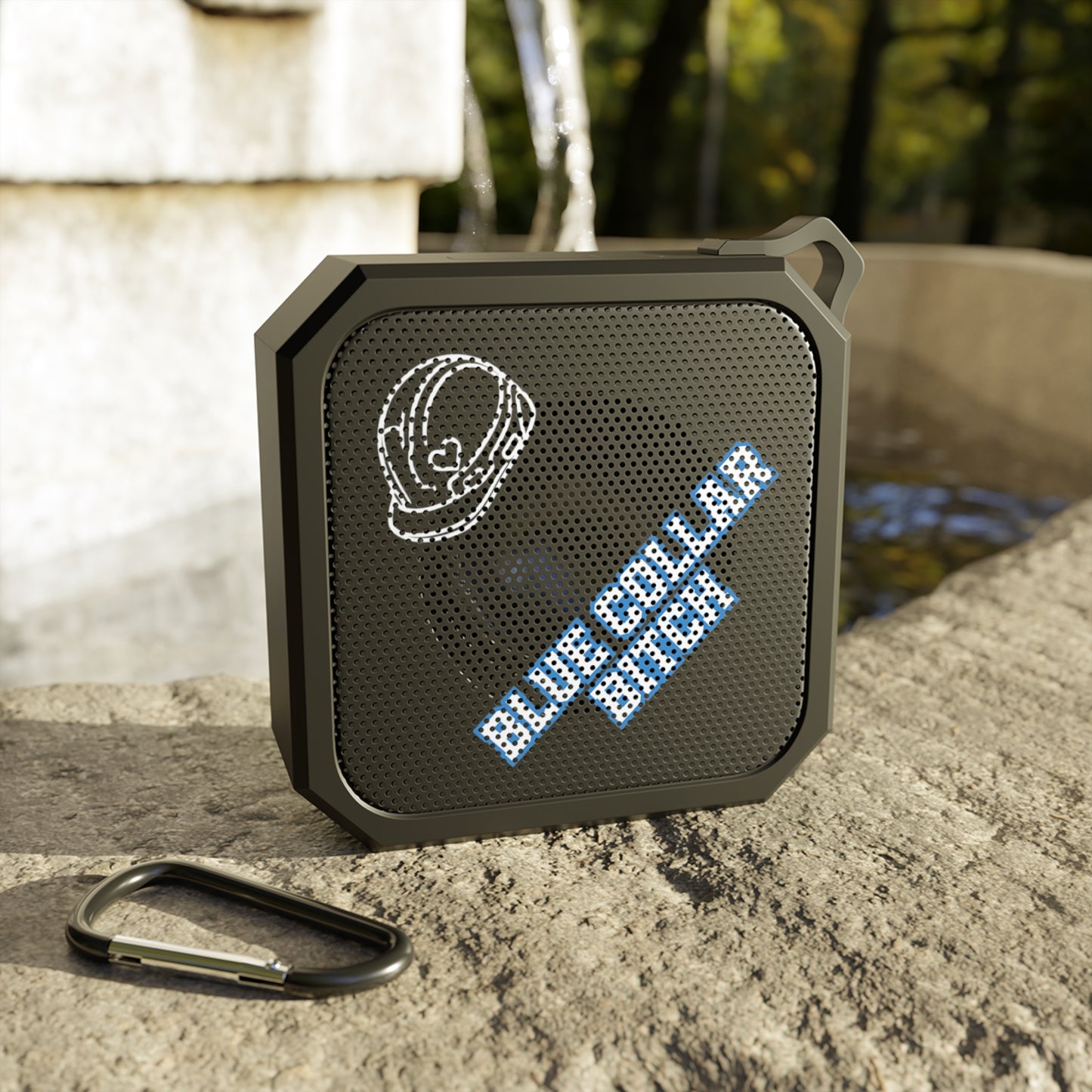 "Blue Collar Bitch" Portable Waterproof Speaker, Toughneck Outdoor Bluetooth Women In Trades Speaker