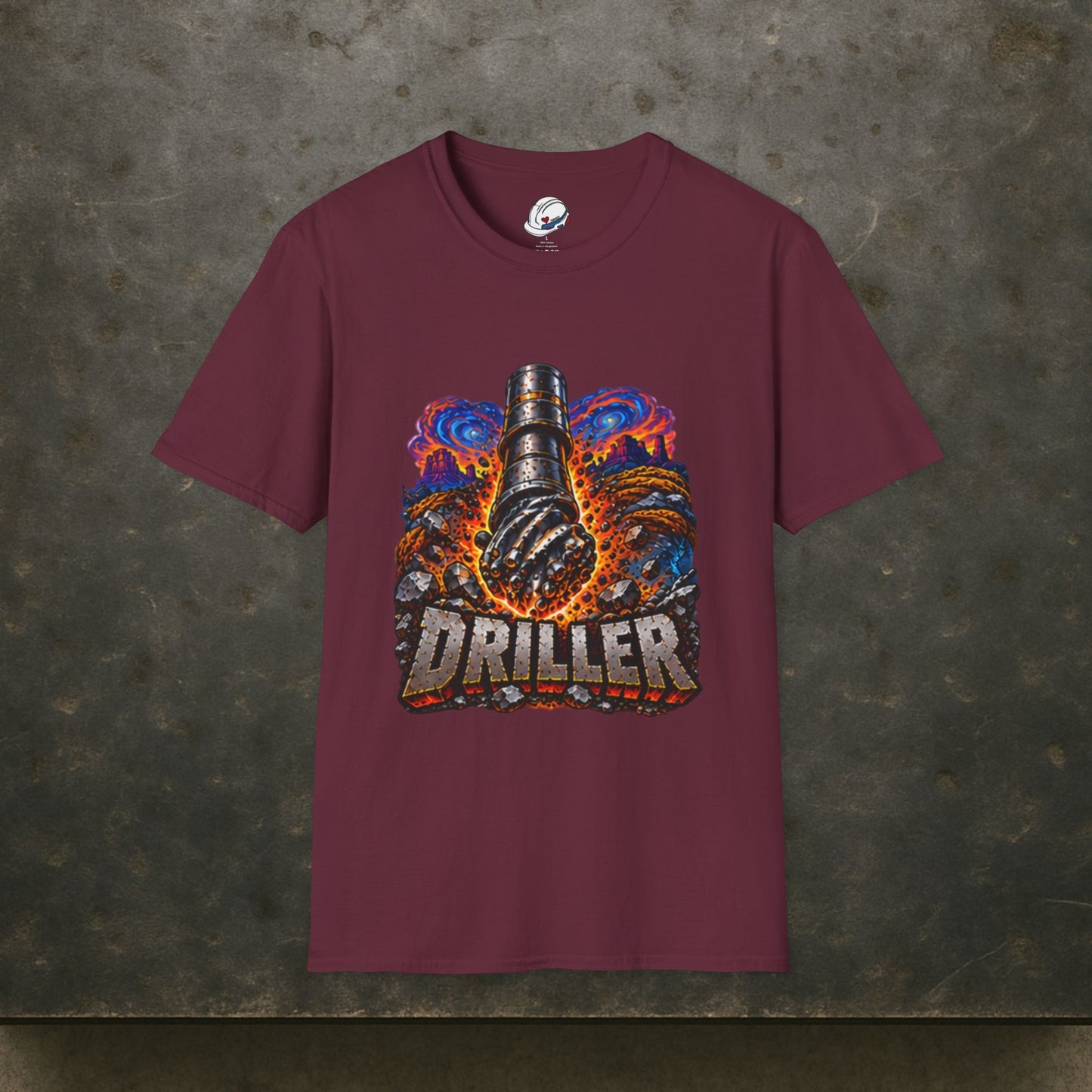Driller Oilfield T-Shirt,  Driller Rig Work Tee Shirt