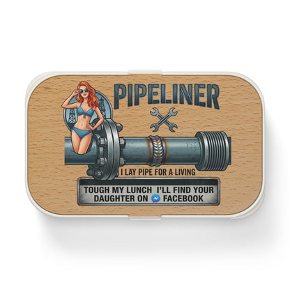 'I Lay Pipe For A Living' Lunch Box, Pipeliner Funny Food Storage