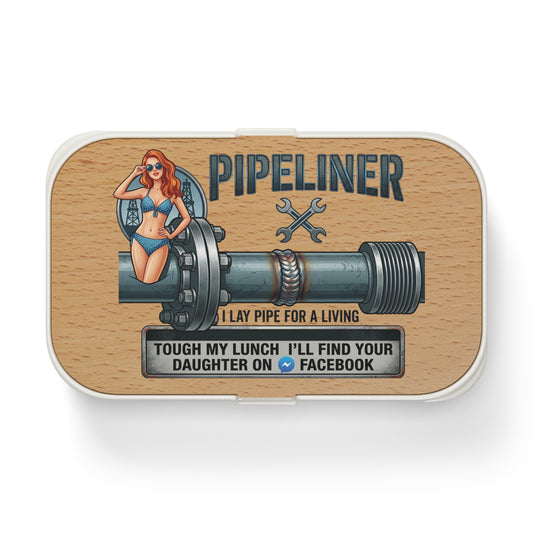 'I Lay Pipe For A Living' Lunch Box, Pipeliner Funny Food Storage