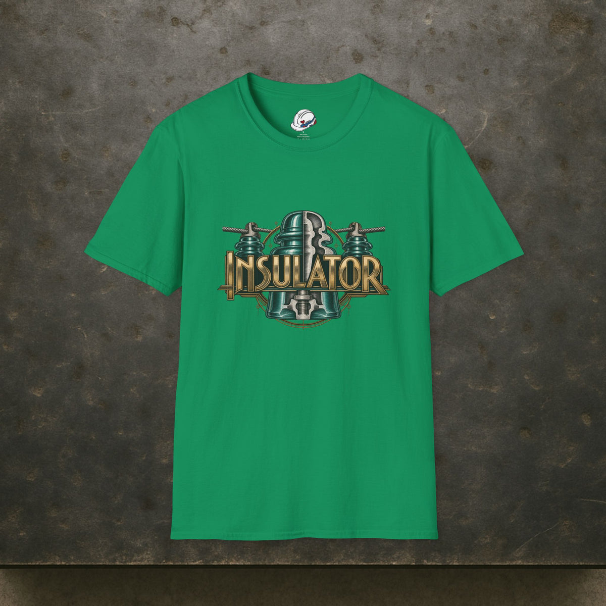Insulator Cutaway Glass Insulator and Power Line T-Shirt