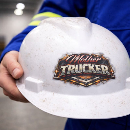 Mother Trucker Sticker, Truck Driver Hardhat Stickers